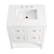 James Martin Vanities Breckenridge 30in Single Vanity, Bright White w/ 3 CM White Zeus Top 330-V30-BW-3WZ - alternate 6